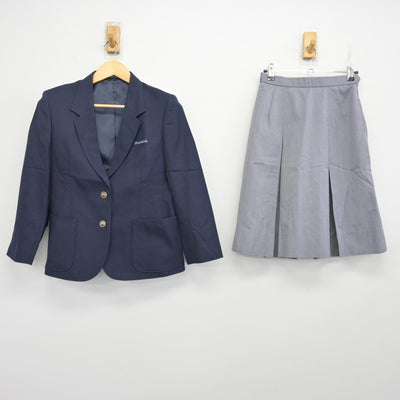 【中古】京都府 洛北中学校 女子制服 2点 (ブレザー・スカート) sf100852