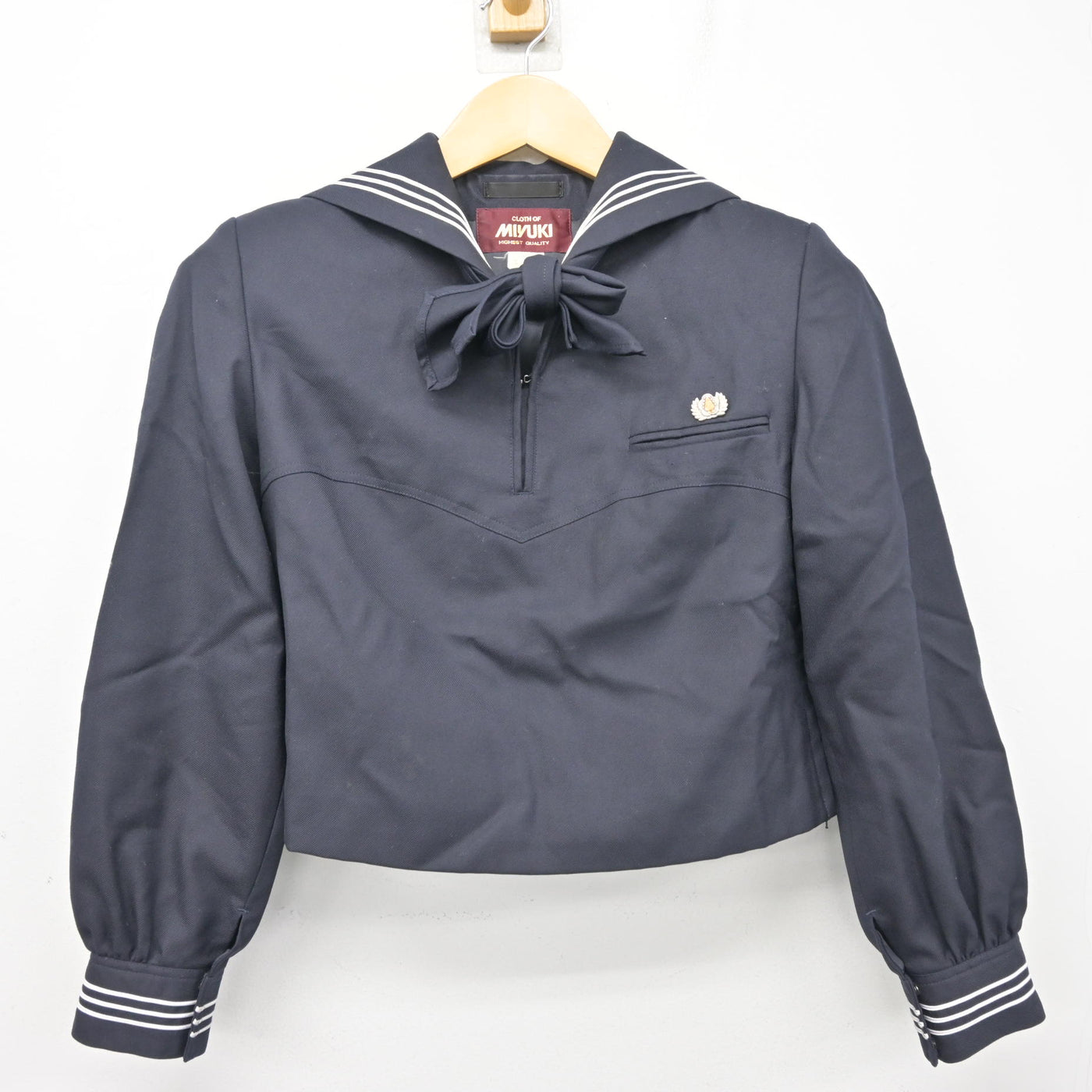 【中古】東京都 豊島岡女子学園高等学校 女子制服 4点 (セーラー服・スカート) sf100857