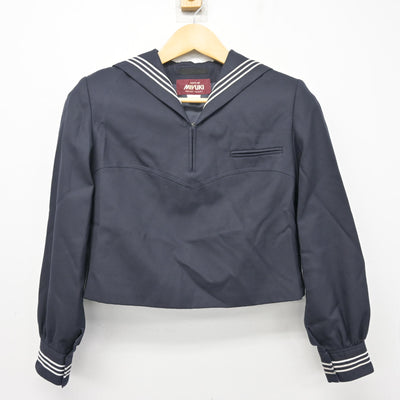 【中古】東京都 豊島岡女子学園高等学校 女子制服 2点 (セーラー服・スカート) sf100858