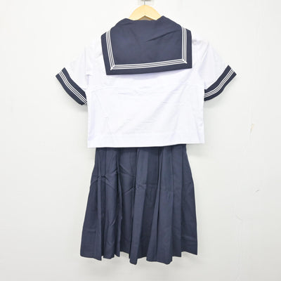 【中古】東京都 豊島岡女子学園高等学校 女子制服 3点 (セーラー服・スカート) sf100860