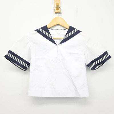 【中古】東京都 豊島岡女子学園高等学校 女子制服 2点 (セーラー服・スカート) sf100863