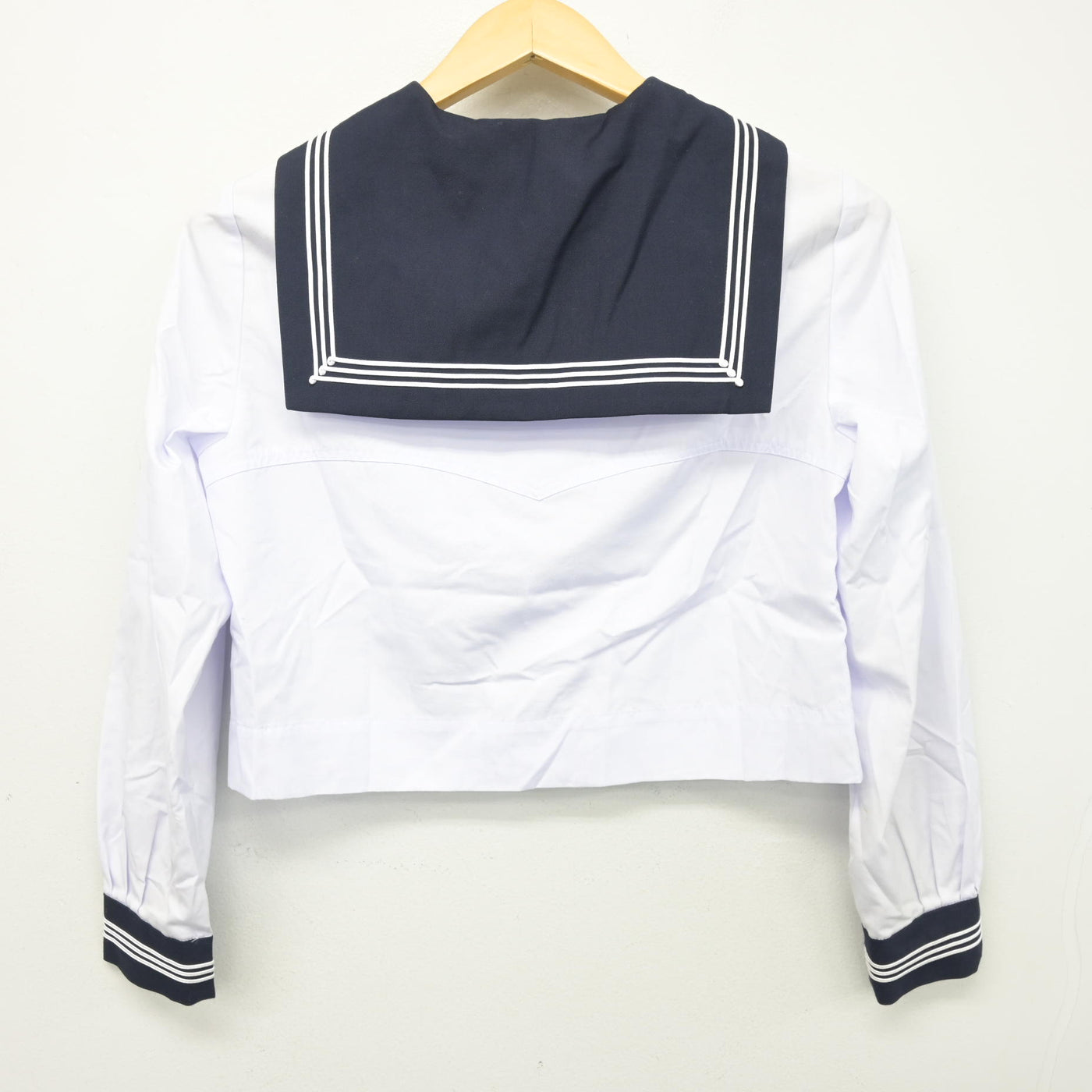 【中古】東京都 豊島岡女子学園高等学校 女子制服 2点 (ニット・セーラー服) sf100864