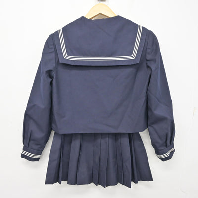 【中古】東京都 八潮高等学校 女子制服 3点 (セーラー服・スカート) sf100865