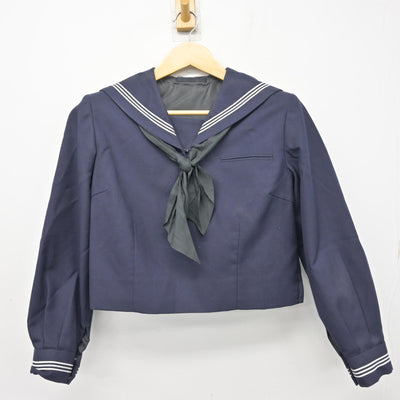 【中古】東京都 八潮高等学校 女子制服 3点 (セーラー服・スカート) sf100865