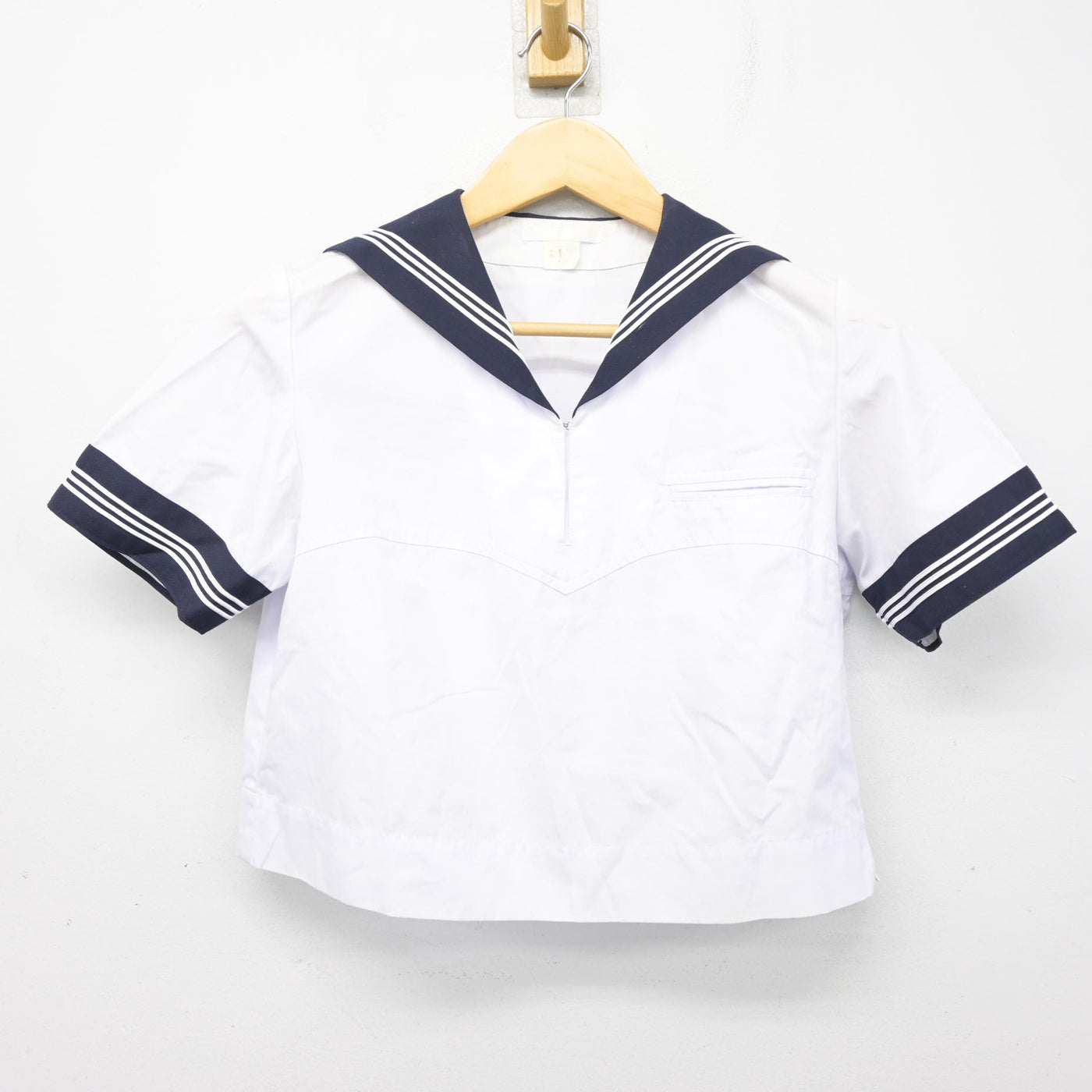 【中古】東京都 豊島岡女子学園高等学校 女子制服 3点 (ニット・セーラー服) sf100867