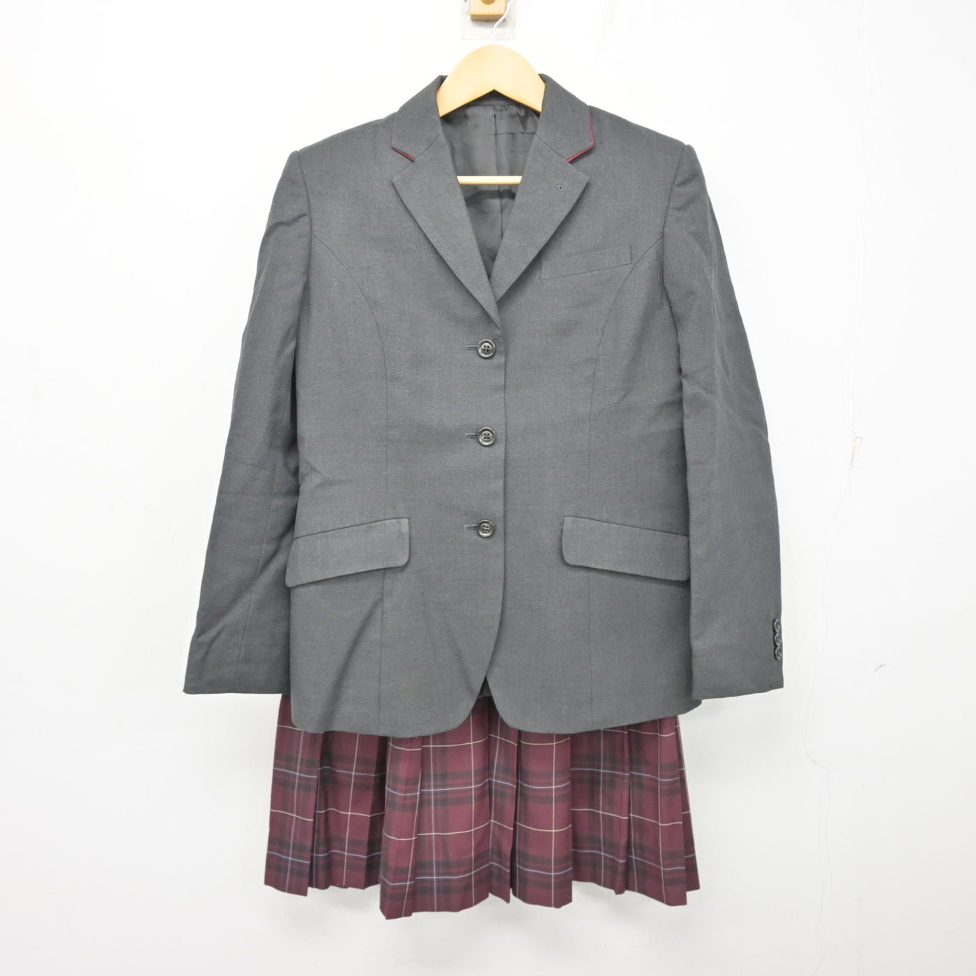 【中古】東京都 中村中学校 女子制服 2点 (ブレザー・スカート) sf100869