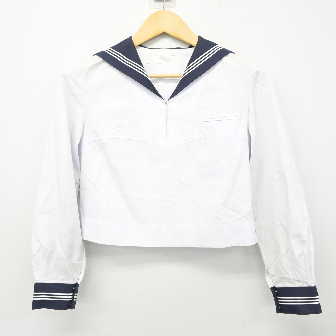 【中古】東京都 豊島岡女子学園高等学校 女子制服 2点 (ニット・セーラー服) sf100871
