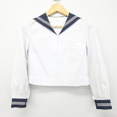 【中古】東京都 豊島岡女子学園高等学校 女子制服 2点 (ニット・セーラー服) sf100871