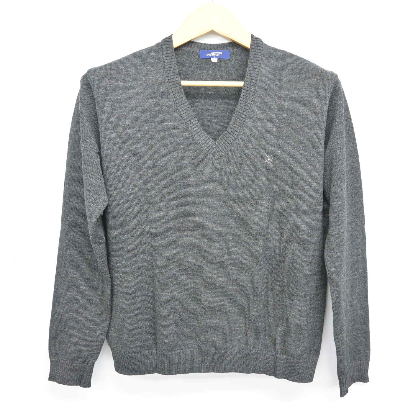【中古】京都府 京都聖母学院高等学校 女子制服 2点 (ニット・ブラウス) sf100873