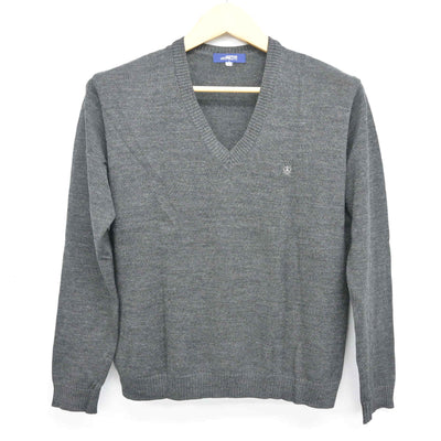 【中古】京都府 京都聖母学院高等学校 女子制服 2点 (ニット・ブラウス) sf100873