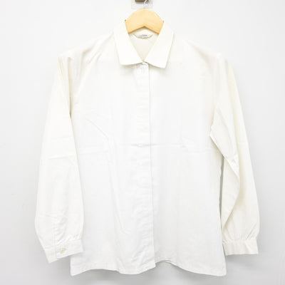 【中古】京都府 京都聖母学院高等学校 女子制服 2点 (ニット・ブラウス) sf100873