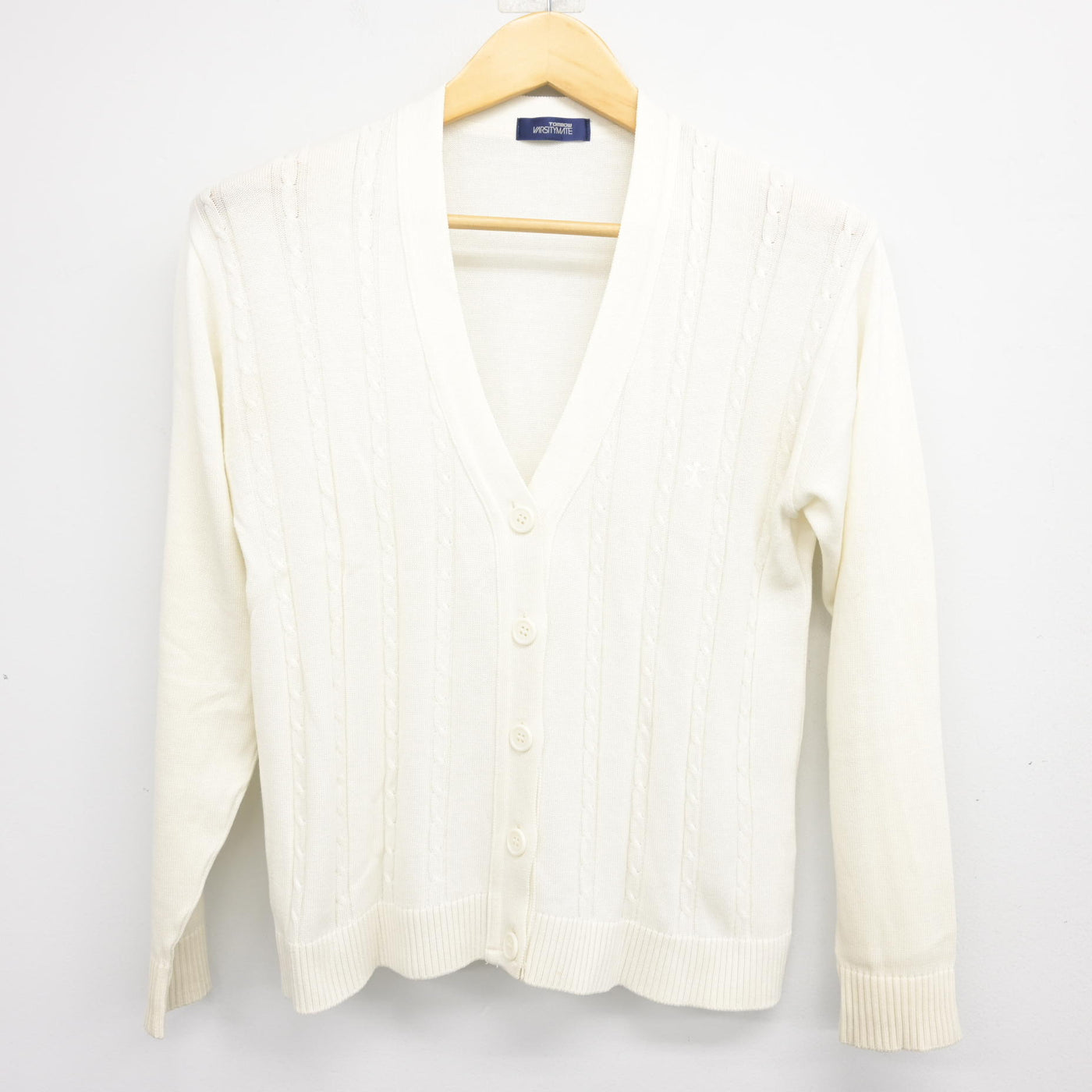 【中古】京都府 京都聖母学院高等学校 女子制服 2点 (ニット・ブラウス) sf100874