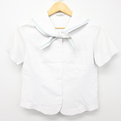 【中古】京都府 京都聖母学院高等学校 女子制服 2点 (ニット・ブラウス) sf100874