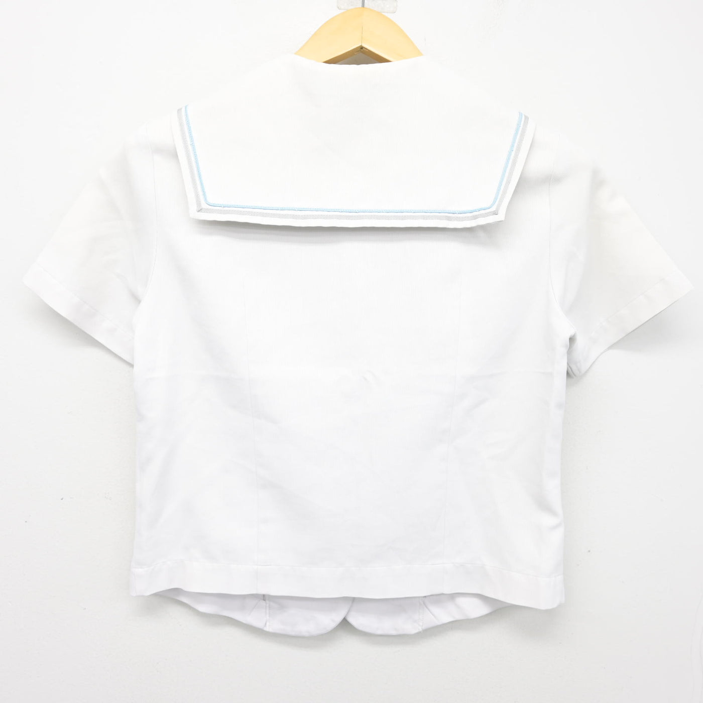 【中古】京都府 京都聖母学院高等学校 女子制服 2点 (ニット・ブラウス) sf100874