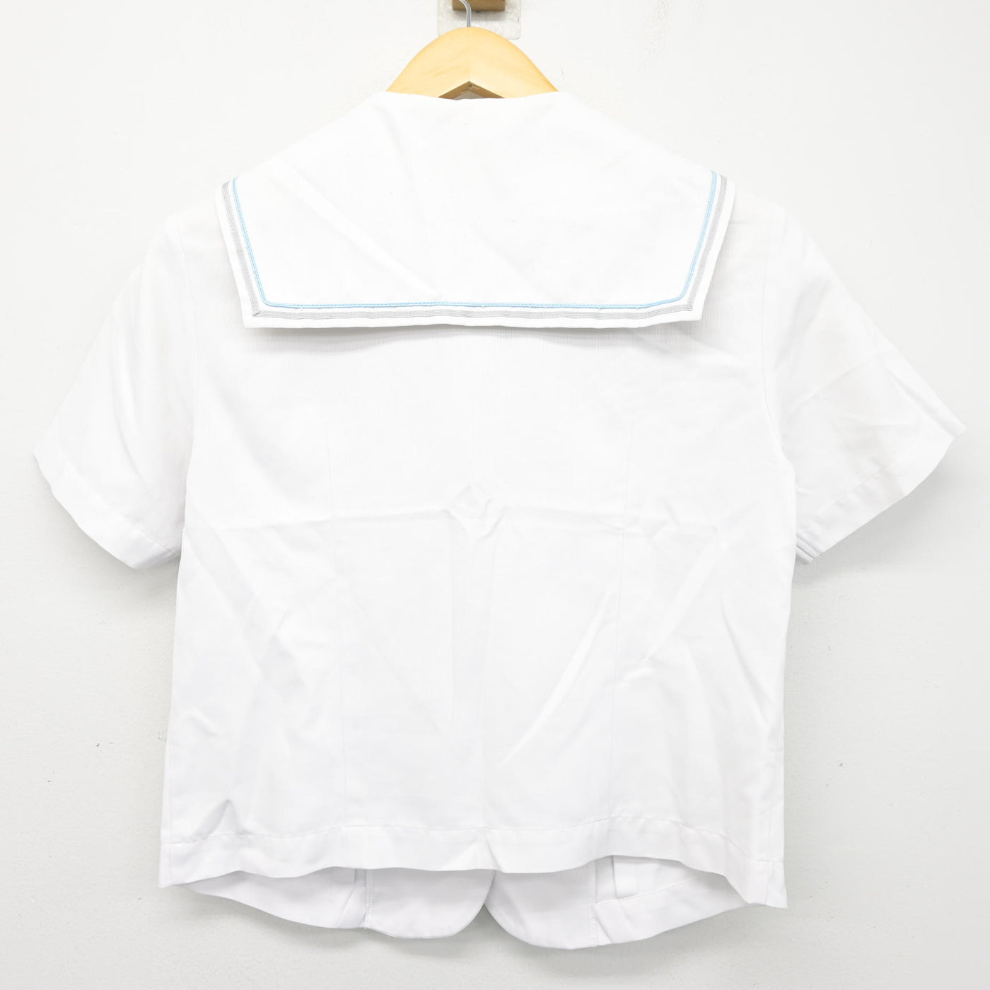 【中古】京都府 京都聖母学院高等学校 女子制服 2点 (ニット・ブラウス) sf100875