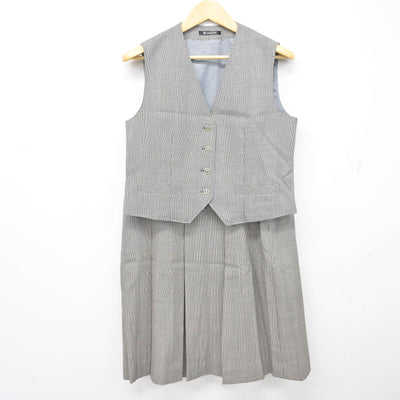 【中古】神奈川県 ヨコスカ調理製菓専門学校 女子制服 4点 (ブレザー・ベスト・スカート) sf100878