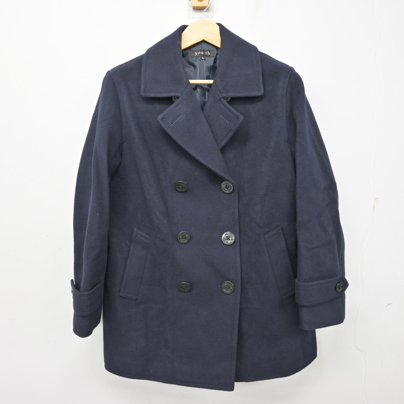 【中古】神奈川県 ヨコスカ調理製菓専門学校 女子制服 1点 (コート) sf100880