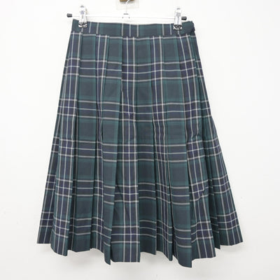 【中古】東京都 文京学院大学女子中学校 女子制服 2点 (ニットベスト・スカート) sf100883