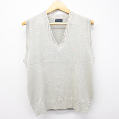 【中古】東京都 富士森高等学校 女子制服 3点 (ニットベスト・スカート) sf100890