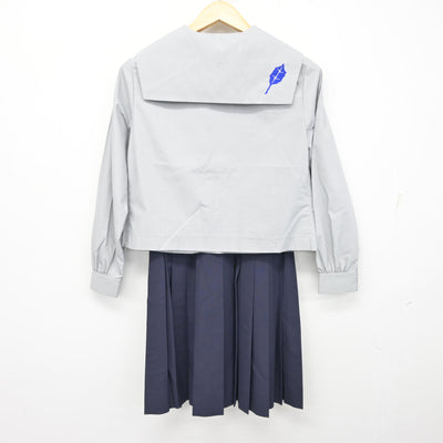 【中古】岩手県 盛岡第四高等学校 女子制服 3点 (セーラー服・スカート) sf100892