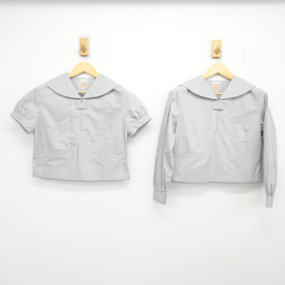 【中古】岩手県 盛岡第四高等学校 女子制服 2点 (セーラー服) sf100893