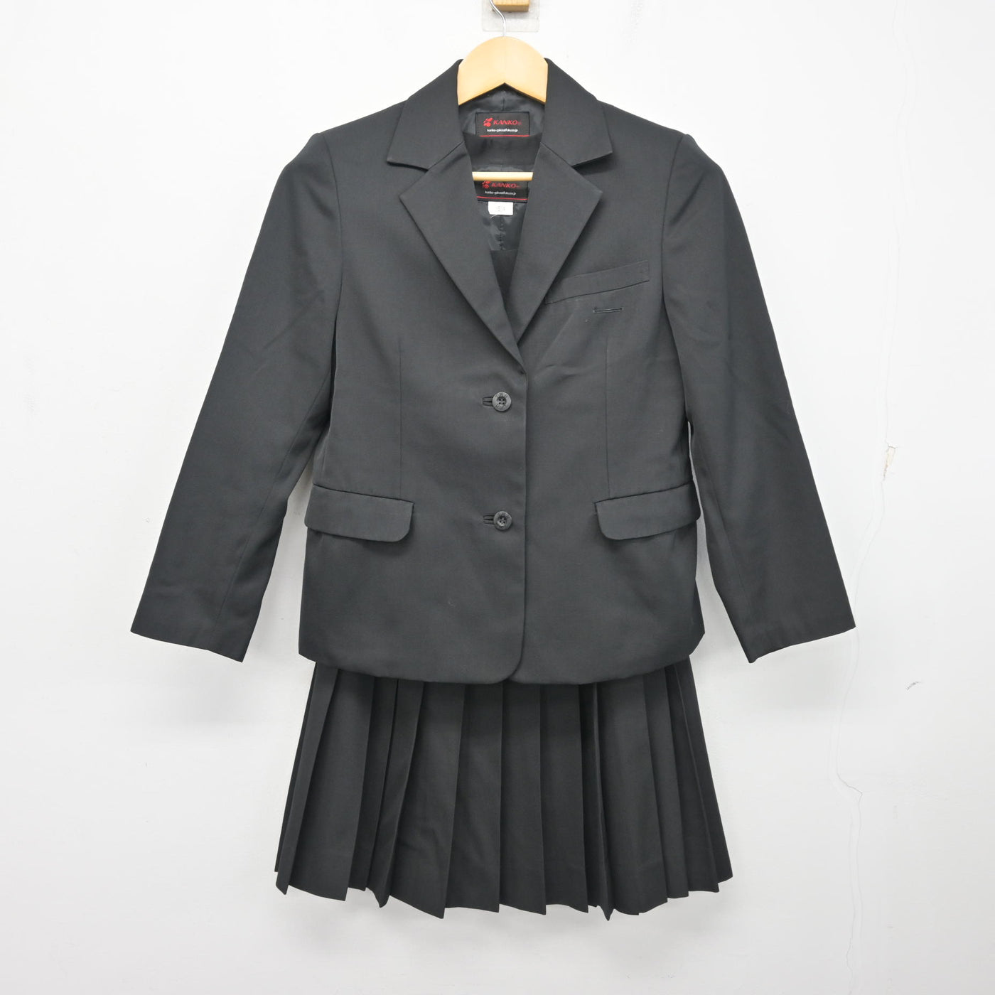 【中古】香川県 高松南高等学校 女子制服 3点 (ブレザー・ベスト・スカート) sf100895