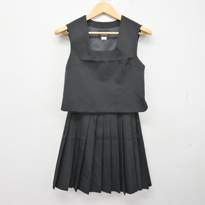 【中古】香川県 高松南高等学校 女子制服 3点 (ブレザー・ベスト・スカート) sf100895