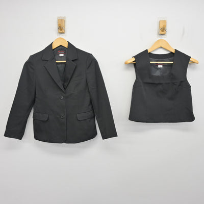 【中古】香川県 高松南高等学校 女子制服 3点 (ブレザー・ベスト・スカート) sf100895