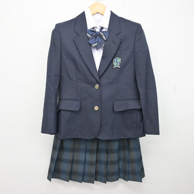 【中古】埼玉県 入間向陽高等学校 女子制服 4点 (ブレザー・シャツ・スカート) sf100904