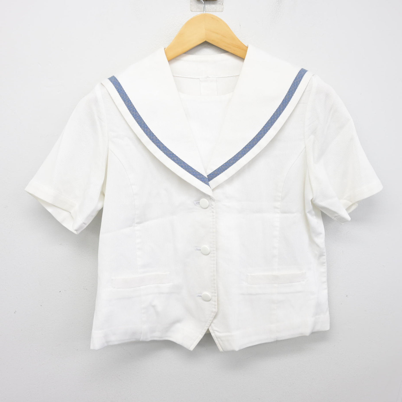 【中古】埼玉県 入間向陽高等学校 女子制服 2点 (ニット・セーラー服) sf100907