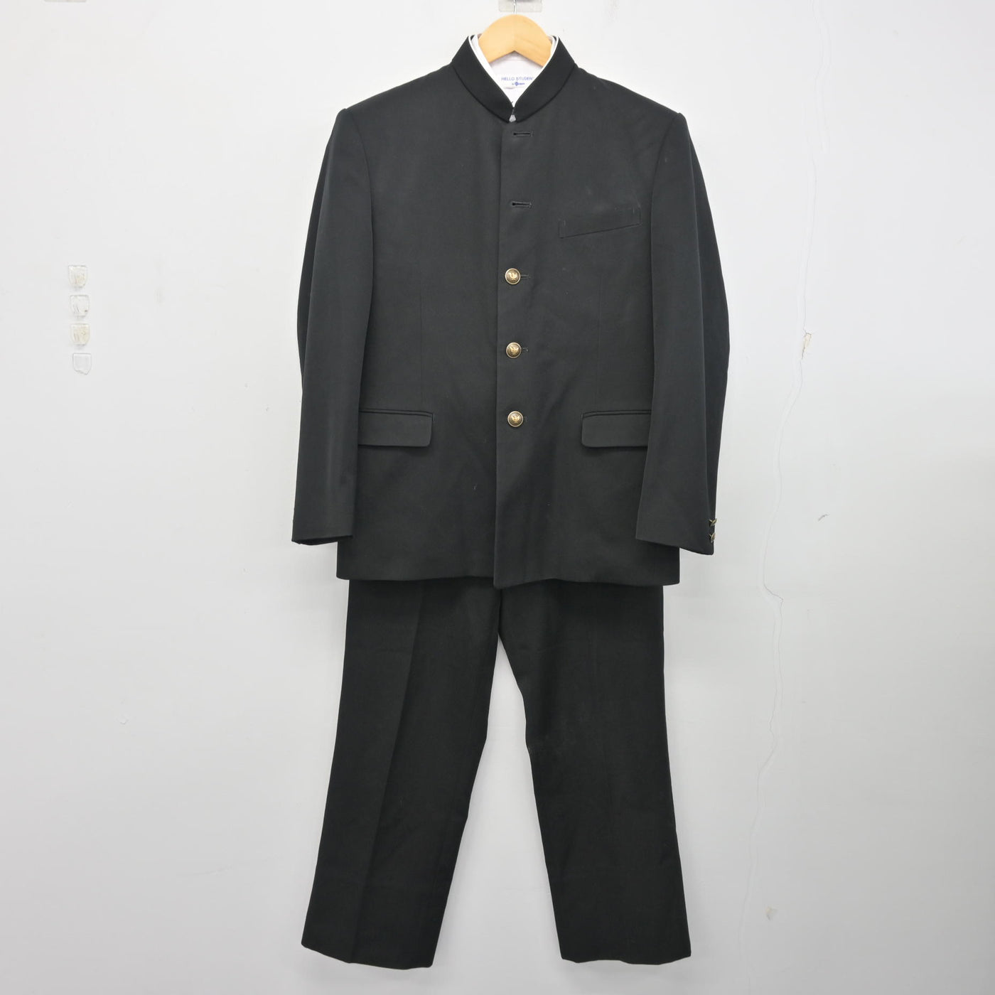【中古】群馬県 金島中学校 男子制服 4点 (学ラン・シャツ・ズボン) sf100915