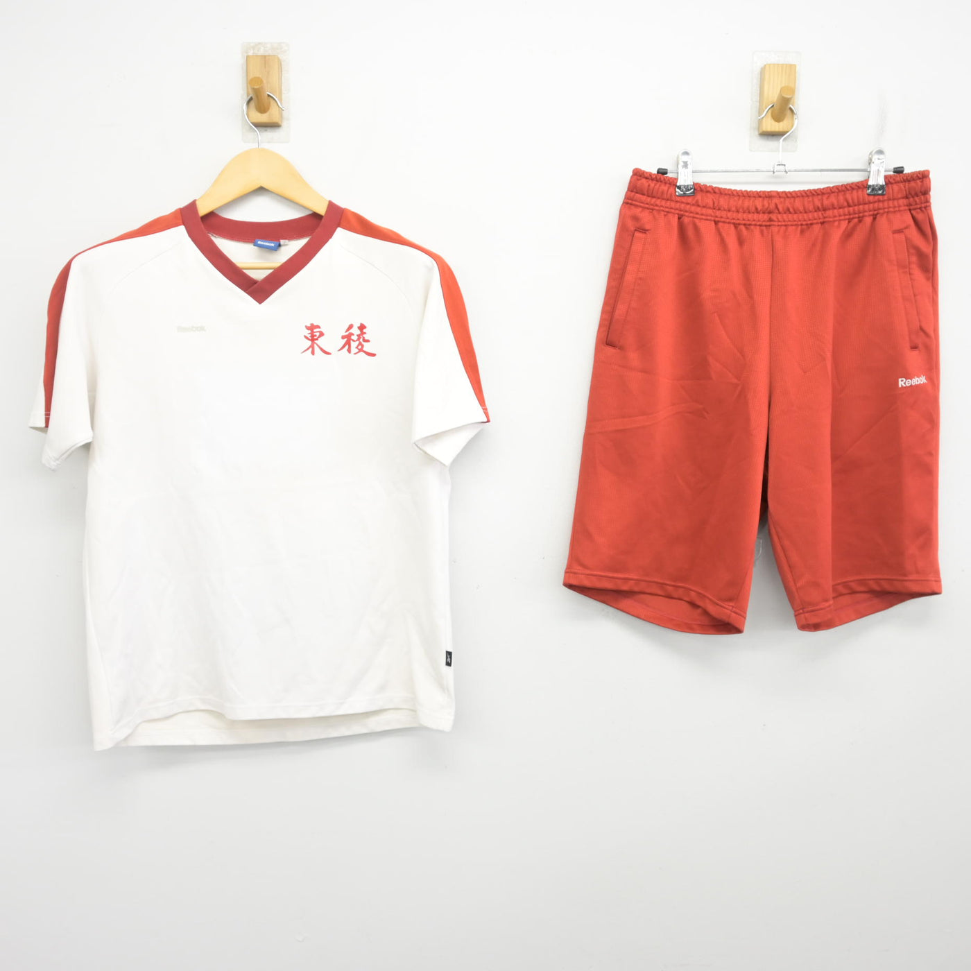 【中古】熊本県 東稜高等学校 女子制服 2点 (体操服 上・体操服 下) sf100918