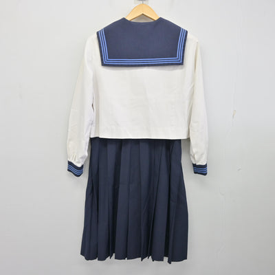 【中古】熊本県 東稜高等学校 女子制服 2点 (セーラー服・スカート) sf100925
