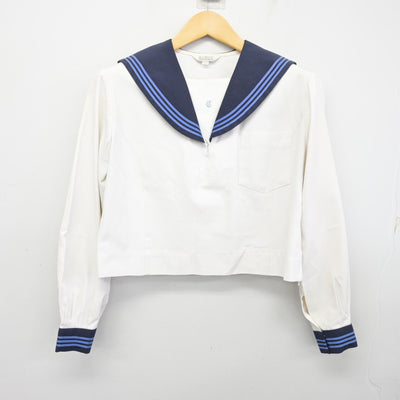 【中古】熊本県 東稜高等学校 女子制服 2点 (セーラー服・スカート) sf100925