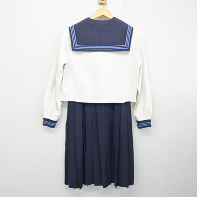 【中古】熊本県 東稜高等学校 女子制服 3点 (セーラー服・スカート) sf100926