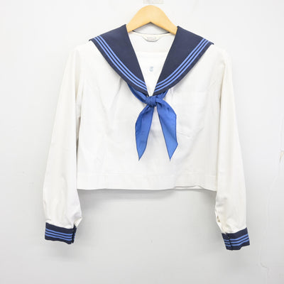 【中古】熊本県 東稜高等学校 女子制服 3点 (セーラー服・スカート) sf100926