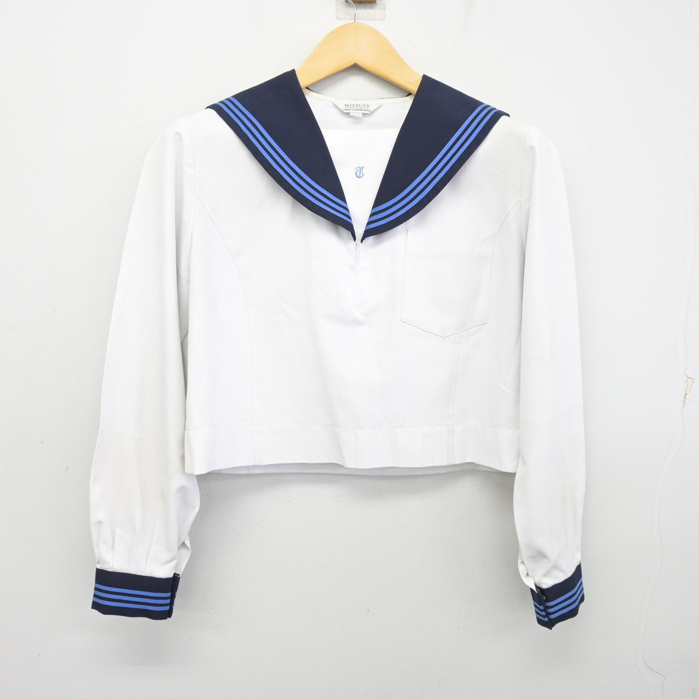 【中古】熊本県 東稜高等学校 女子制服 3点 (セーラー服) sf100927