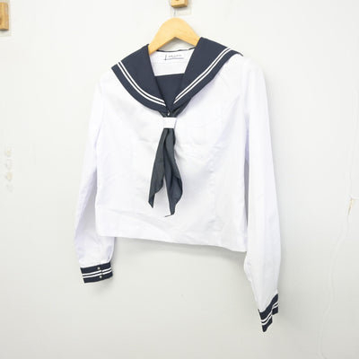 【中古】北海道 千歳中学校 女子制服 2点 (セーラー服) sf100931