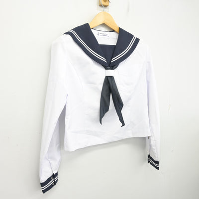 【中古】北海道 千歳中学校 女子制服 2点 (セーラー服) sf100931