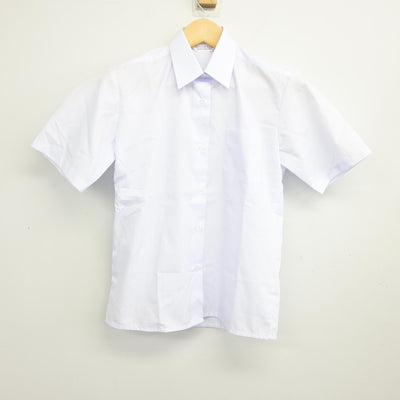 【中古】神奈川県 岡村中学校 女子制服 2点 (シャツ・スカート) sf100933