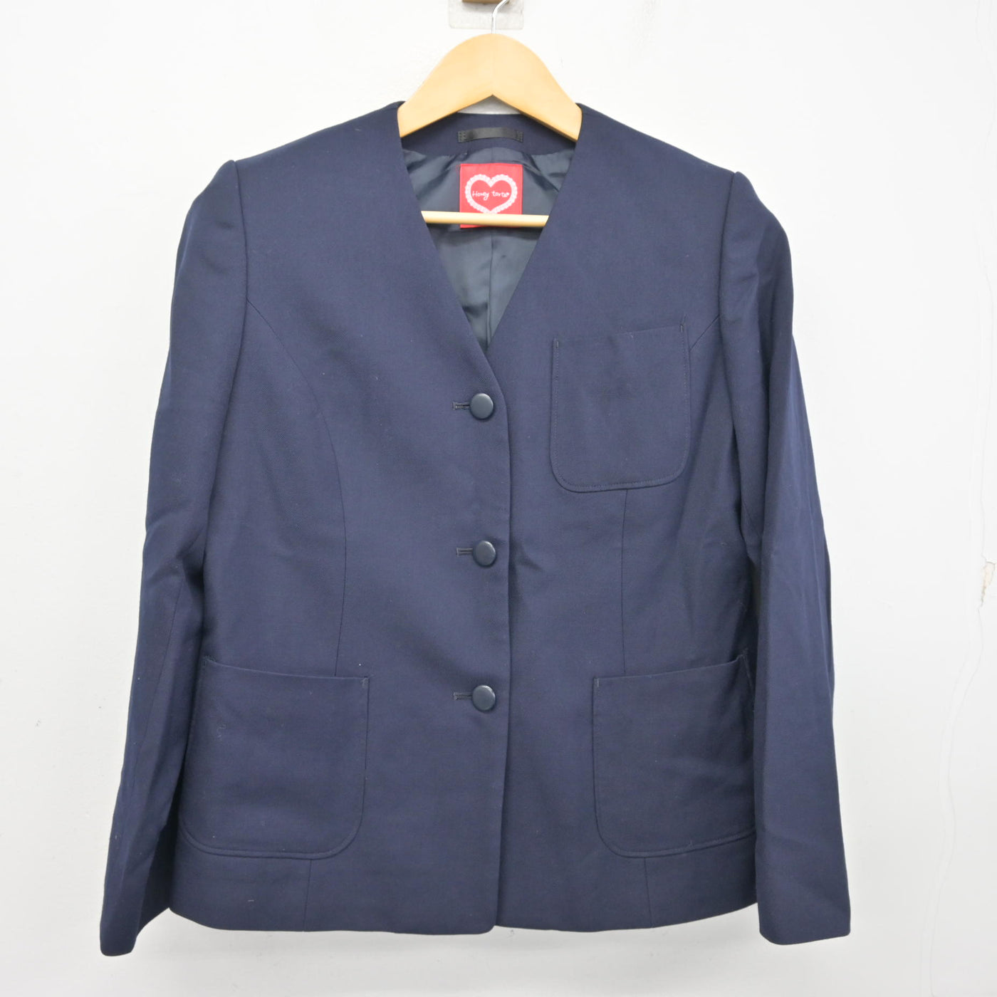【中古】北海道 美香保中学校 女子制服 3点 (ブレザー・スカート) sf100938