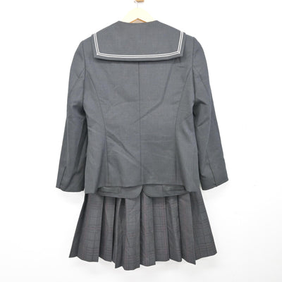 【中古】山口県 下関北高等学校 女子制服 2点 (ブレザー・スカート) sf100940