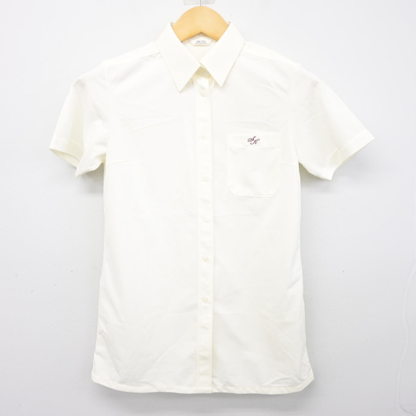 【中古】山口県 下関北高等学校 女子制服 2点 (シャツ・スカート) sf100941