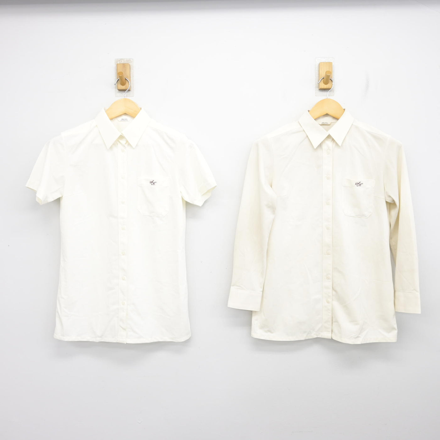 【中古】山口県 下関北高等学校 女子制服 2点 (シャツ・シャツ) sf100942