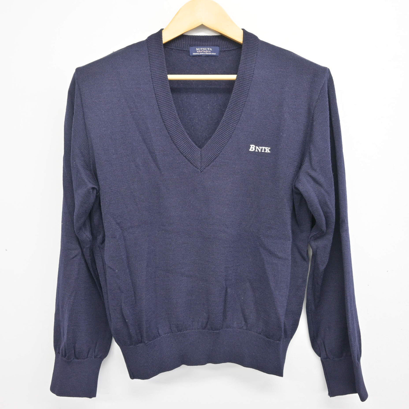 【中古】熊本県 文徳学園 文徳高等学校 女子制服 2点 (ニット・シャツ) sf100956