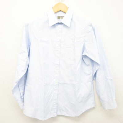 【中古】熊本県 文徳学園 文徳高等学校 女子制服 2点 (ニットベスト・シャツ) sf100957