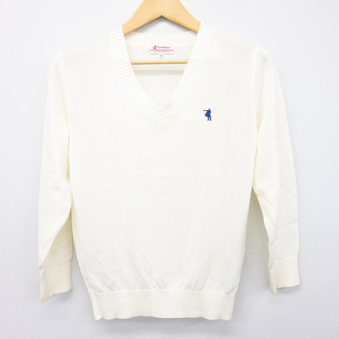 【中古】 クラーク記念国際高等学校 女子制服 2点 (ニット・シャツ) sf100962