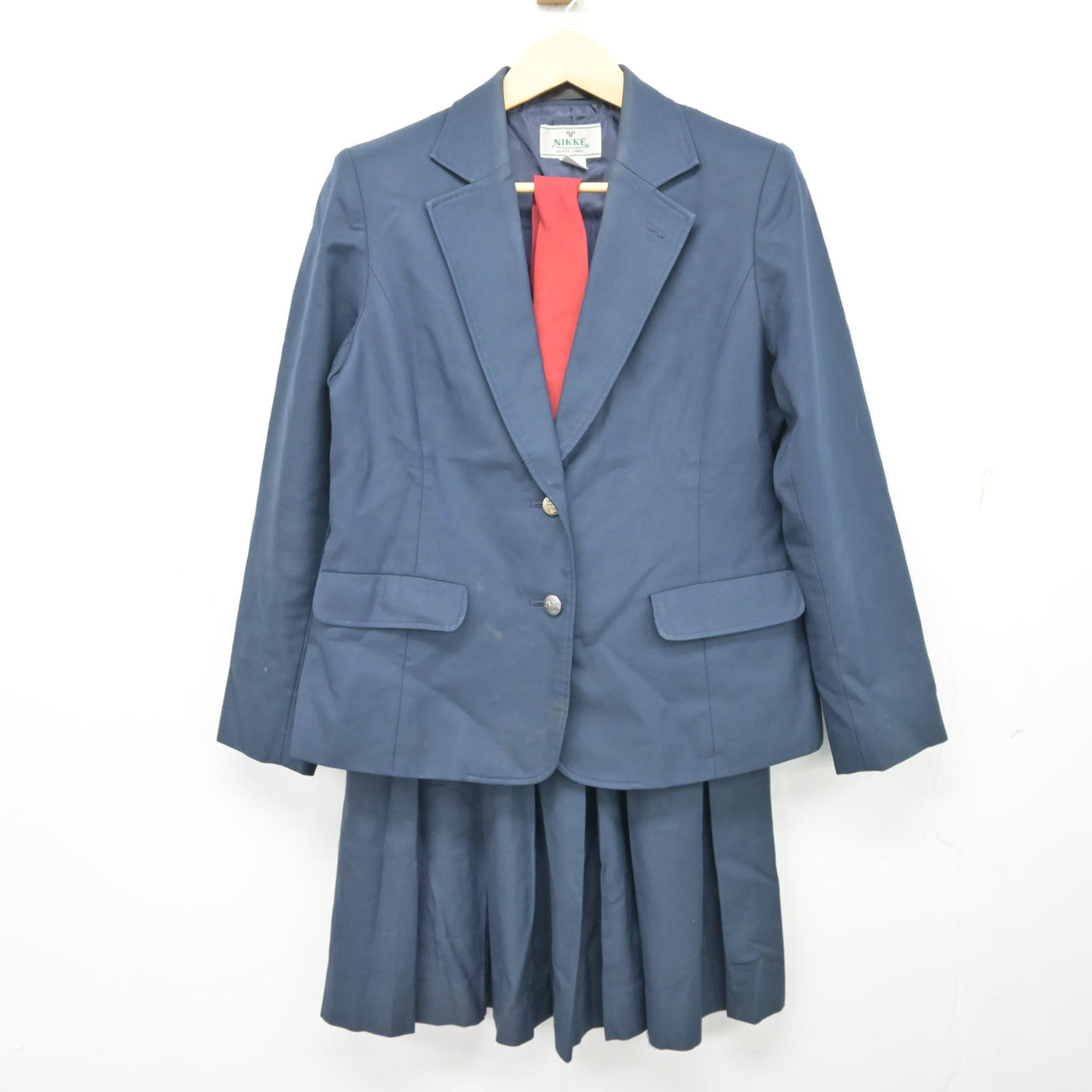【中古】愛知県 武豊高等学校 女子制服 3点 (ブレザー・スカート) sf100965
