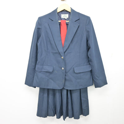 【中古】愛知県 武豊高等学校 女子制服 3点 (ブレザー・スカート) sf100965