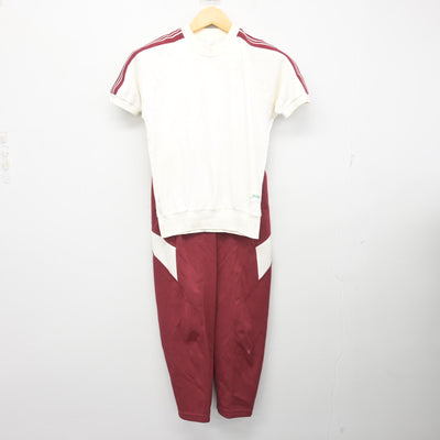 【中古】埼玉県 初雁中学校 女子制服 3点 (ジャージ 上・体操服 上・ジャージ 下) sf100970